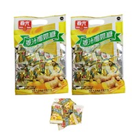 Pack 2u Caramelos Duro De Gingseng y Coco 200gr
